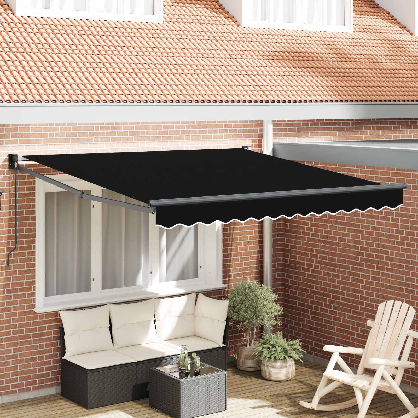 Markies Zwart 300 x 250 x 165 cm Polyester