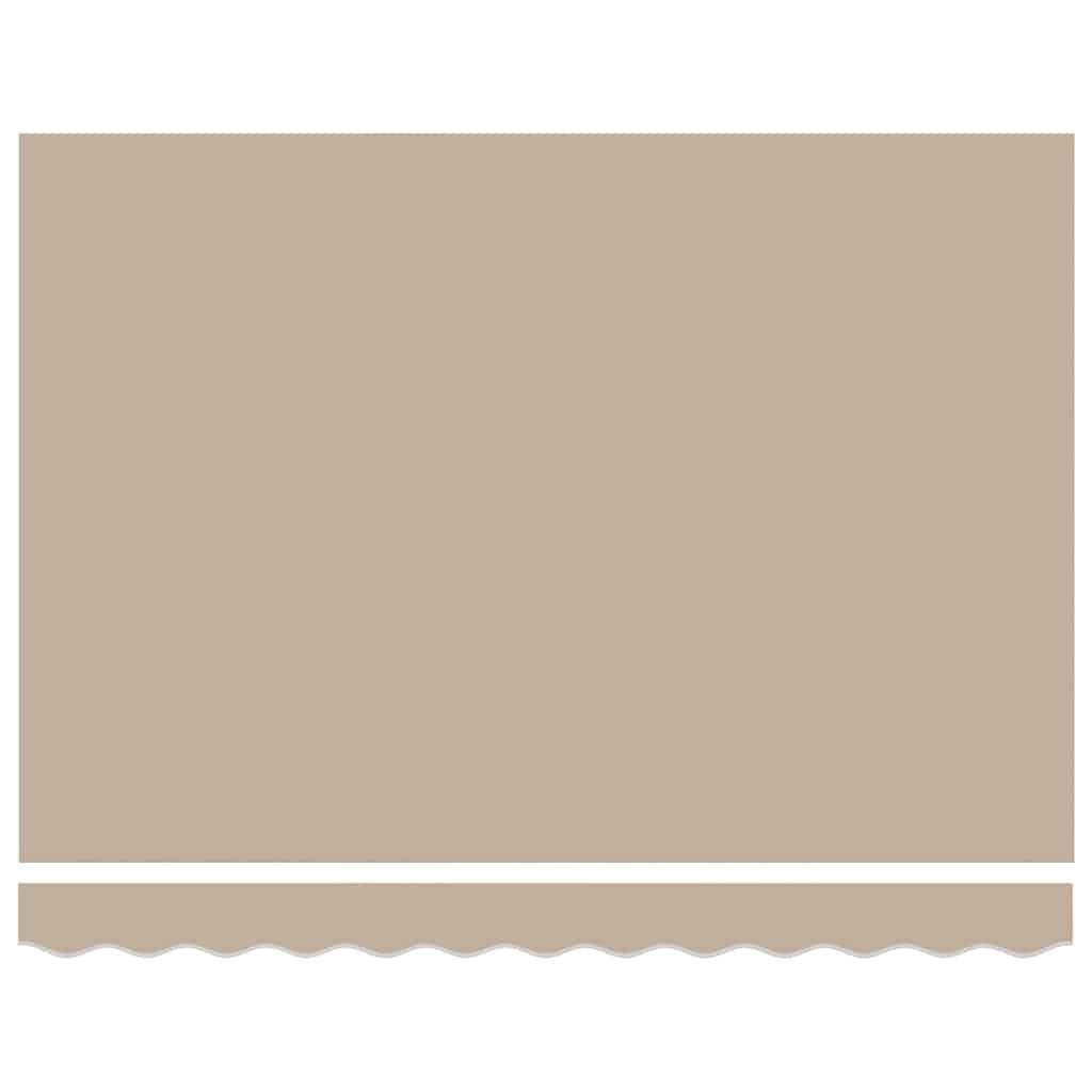 Inklapbaar Zonnescherm Beige 300 x 250 cm Polyester en Metaal – afbeelding 8