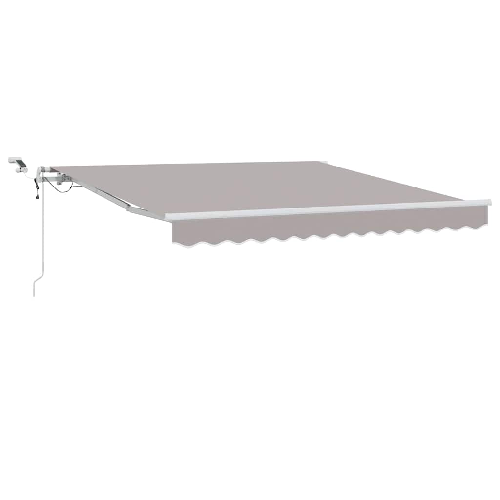 Inklapbaar Zonnescherm Lichtgrijs 300 x 250 cm – afbeelding 2