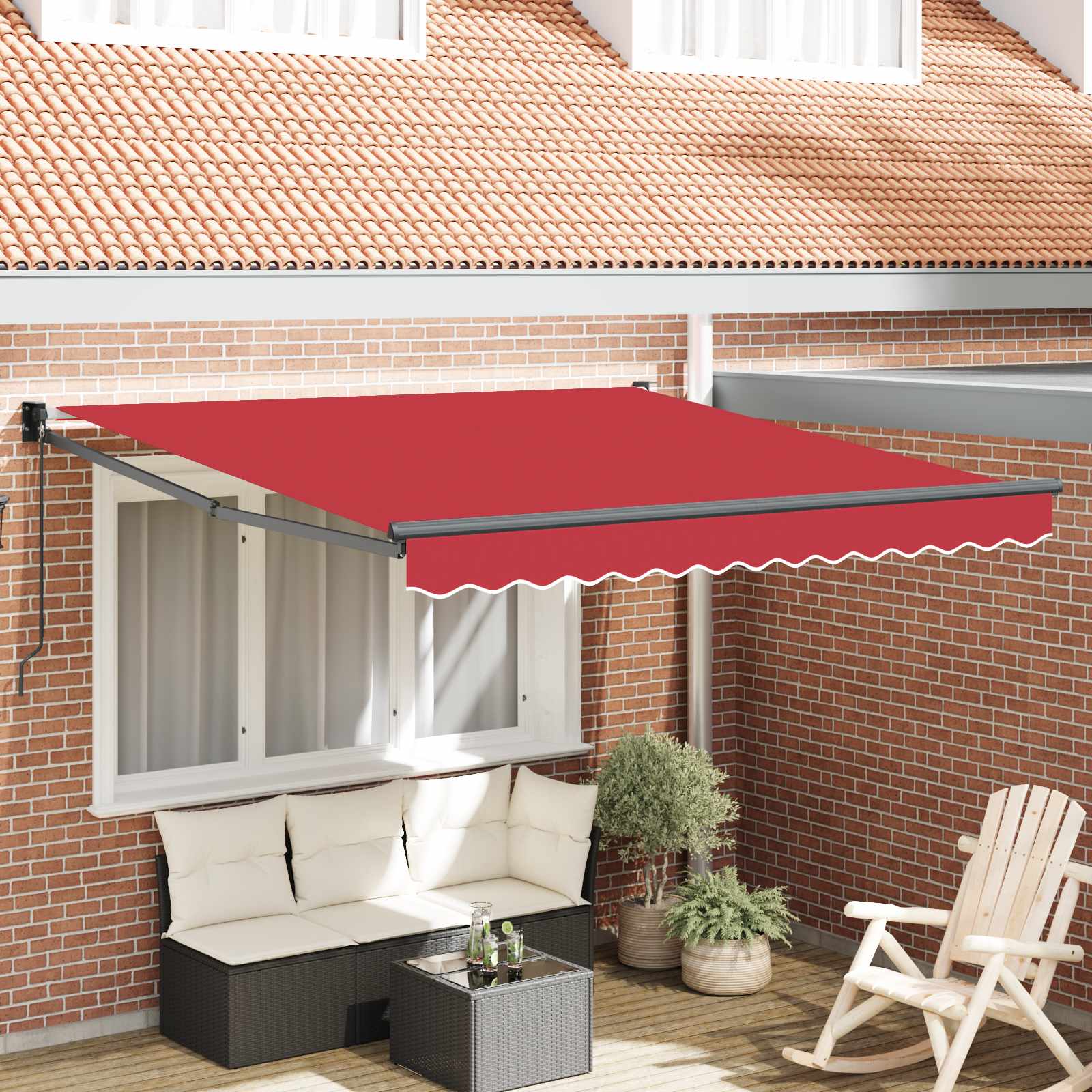 Markies Rood 300 x 250 x 165 cm Polyester