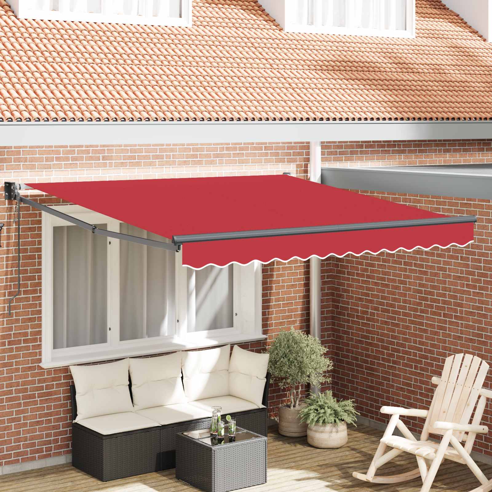 Markies Rood 300 x 250 x 165 cm Polyester