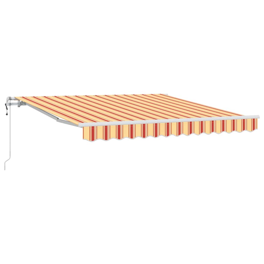 Elektrisch Uittrekbaar Zonnescherm Geel en Oranje 350 x 250 cm – afbeelding 2
