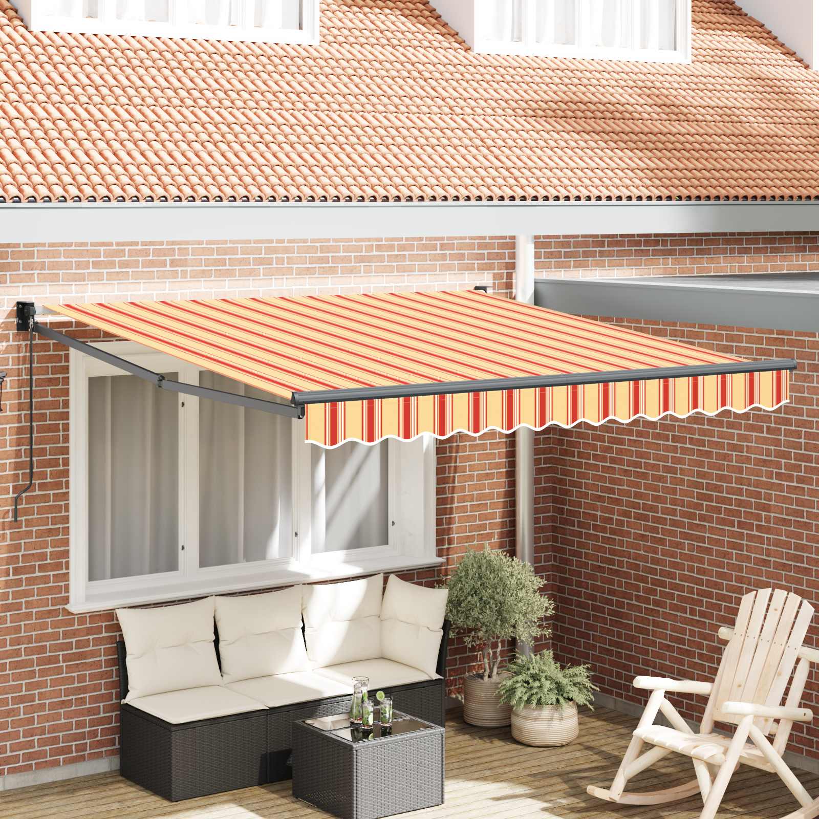Markies Geel en Oranje 350 x 250 x 165 cm Polyester