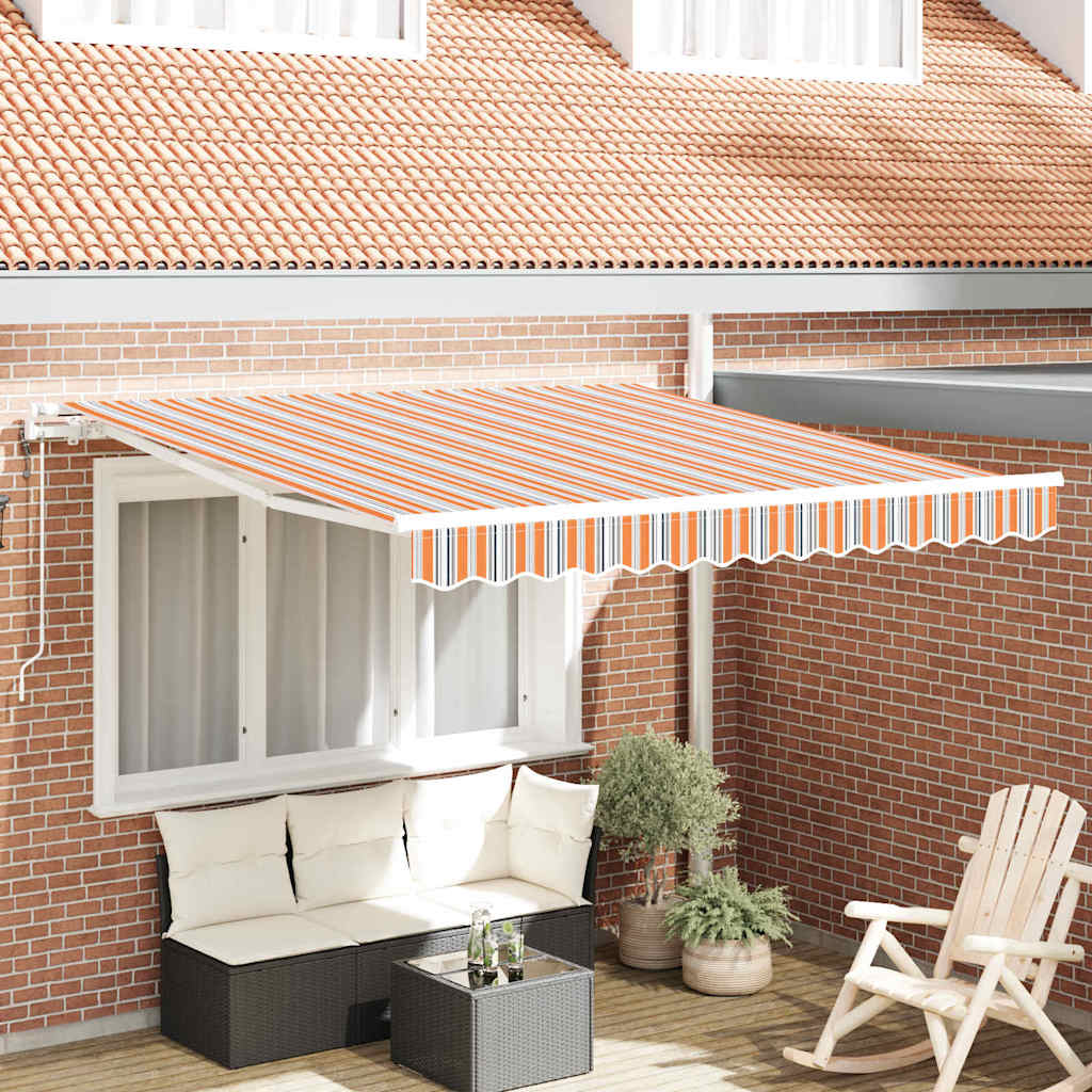 Elektrisch Uittrekbaar Zonnescherm Multikleur 350 x 250 cm