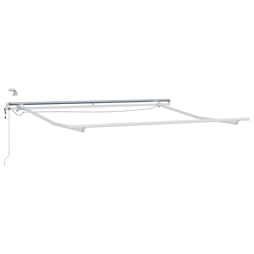 Inklapbaar Zonnescherm Lichtgrijs 350 x 250 cm – afbeelding 7