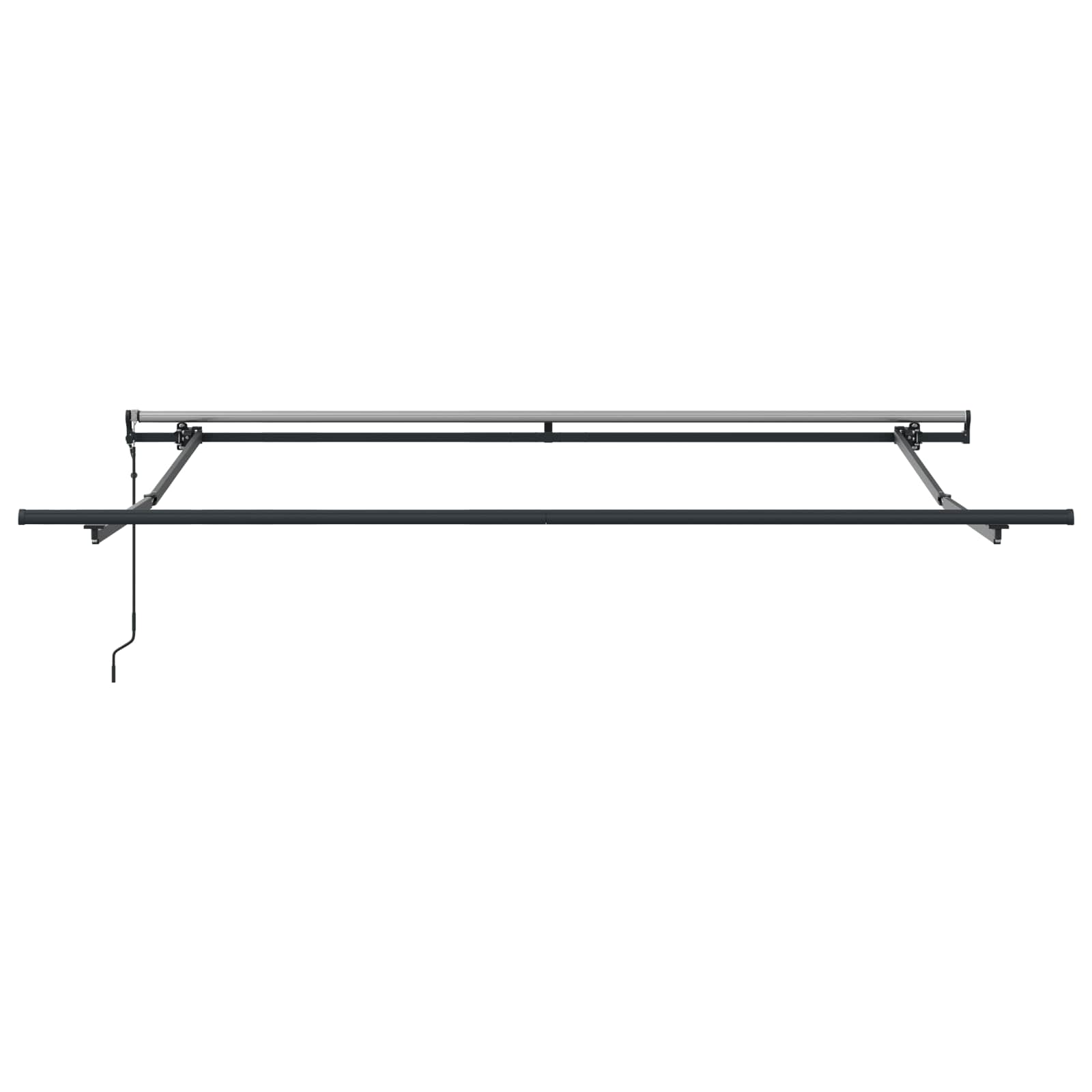 Inklapbaar Zonnescherm Lichtgrijs 350 x 250 cm – afbeelding 7