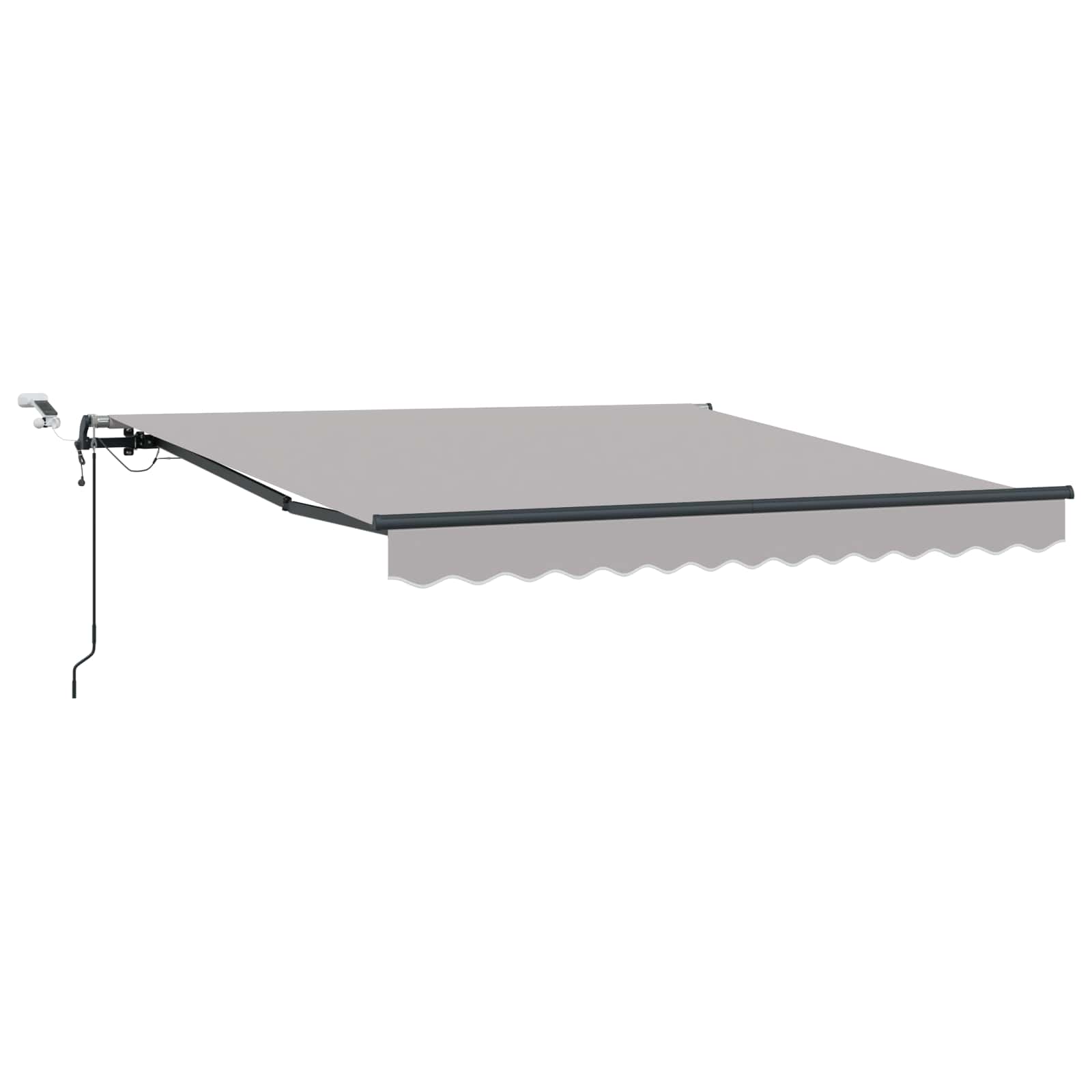 Luifeldoek Lichtgrijs 350 x 250 cm Polyester – afbeelding 2