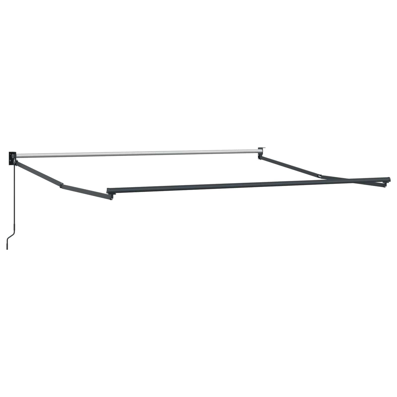 Inklapbaar Zonnescherm Lichtgrijs 350 x 250 cm – afbeelding 5