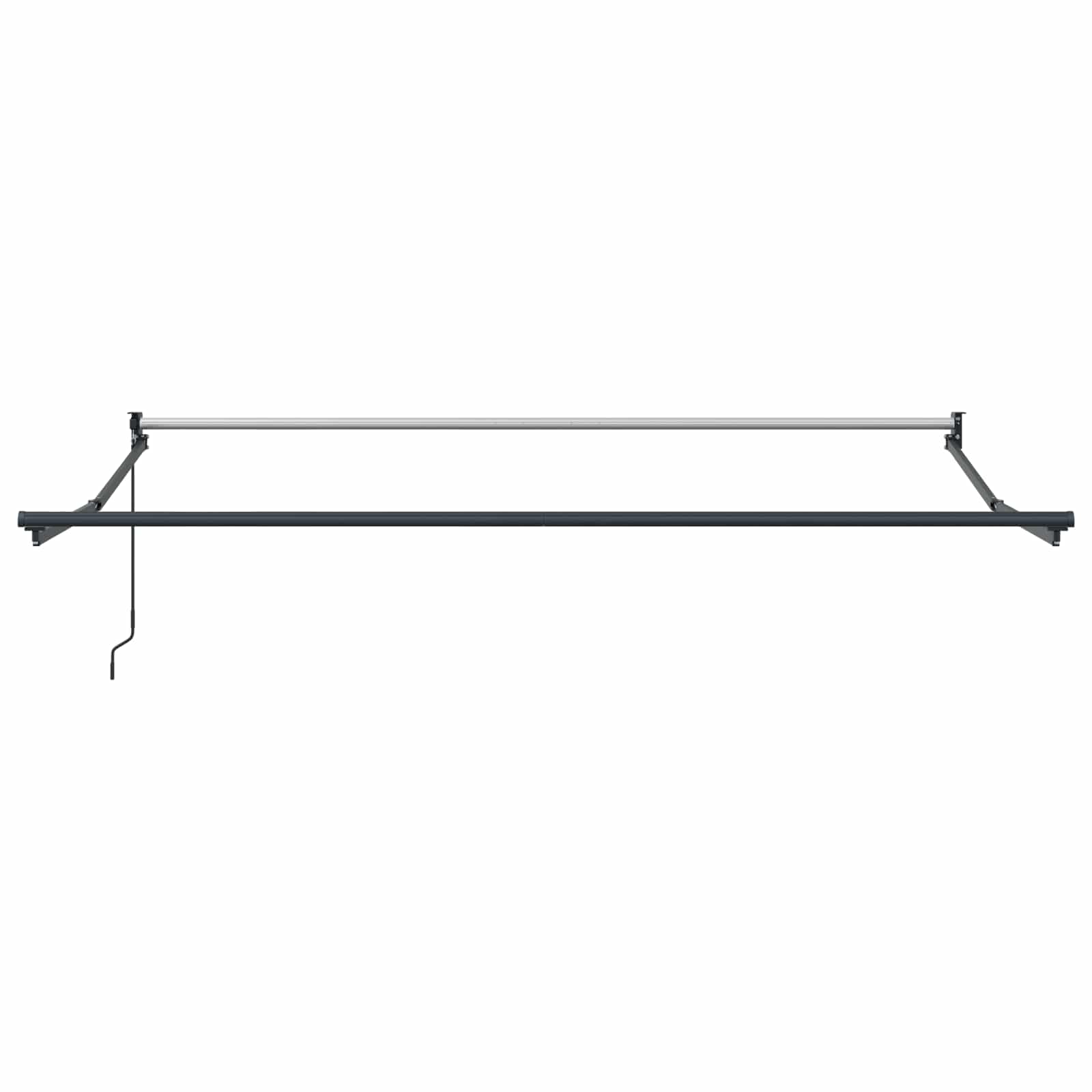 Inklapbaar Zonnescherm Lichtgrijs 350 x 250 cm – afbeelding 7
