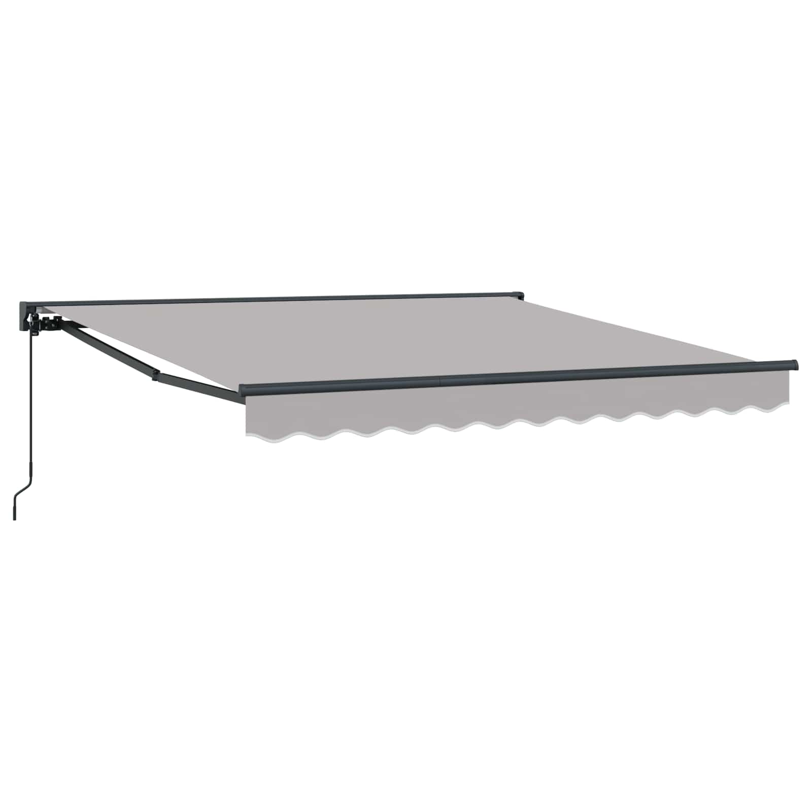 Zijde Frame Lichtgrijs 350 x 250 cm Polyester met PU-coating – afbeelding 2