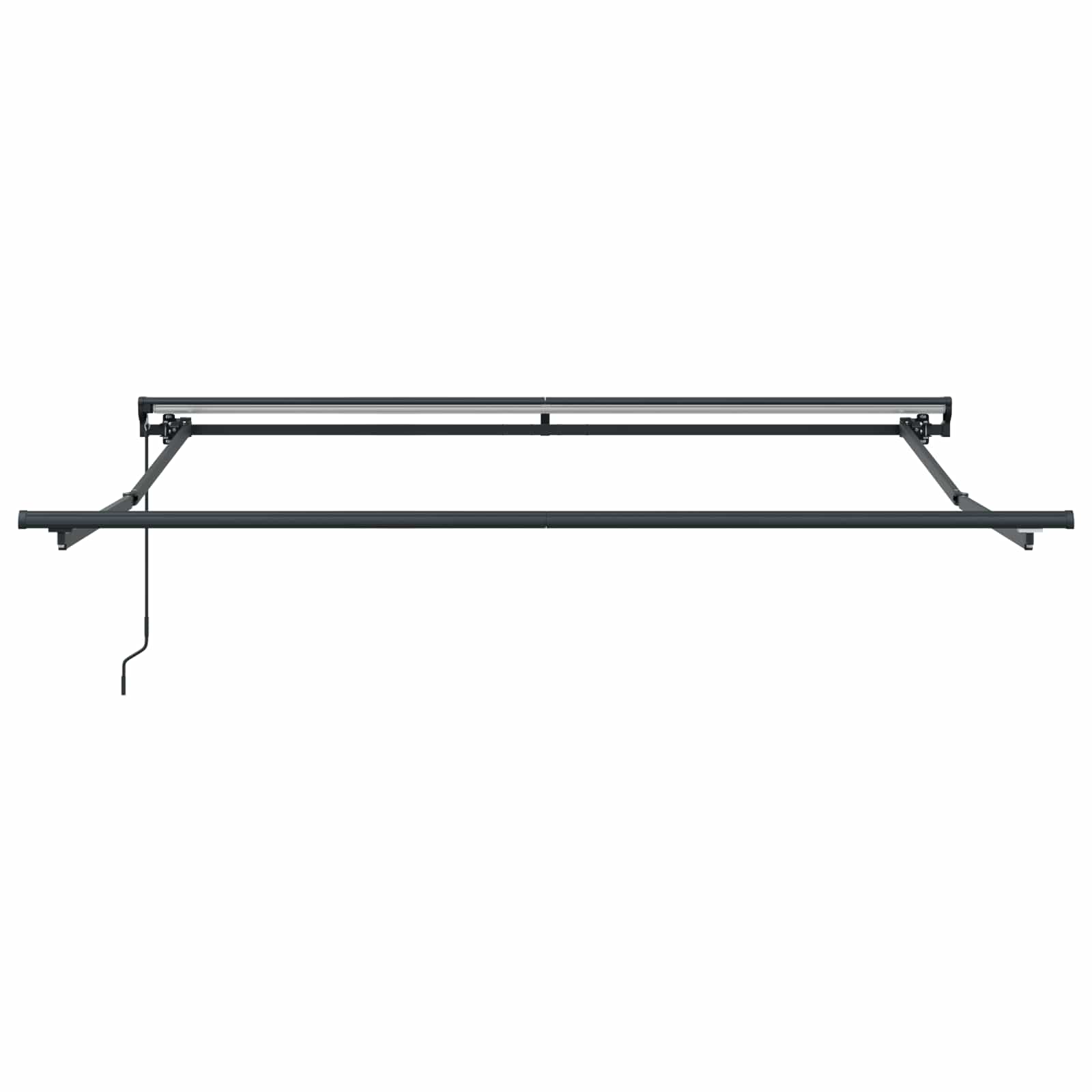 Zijde Frame Lichtgrijs 350 x 250 cm Polyester met PU-coating – afbeelding 7