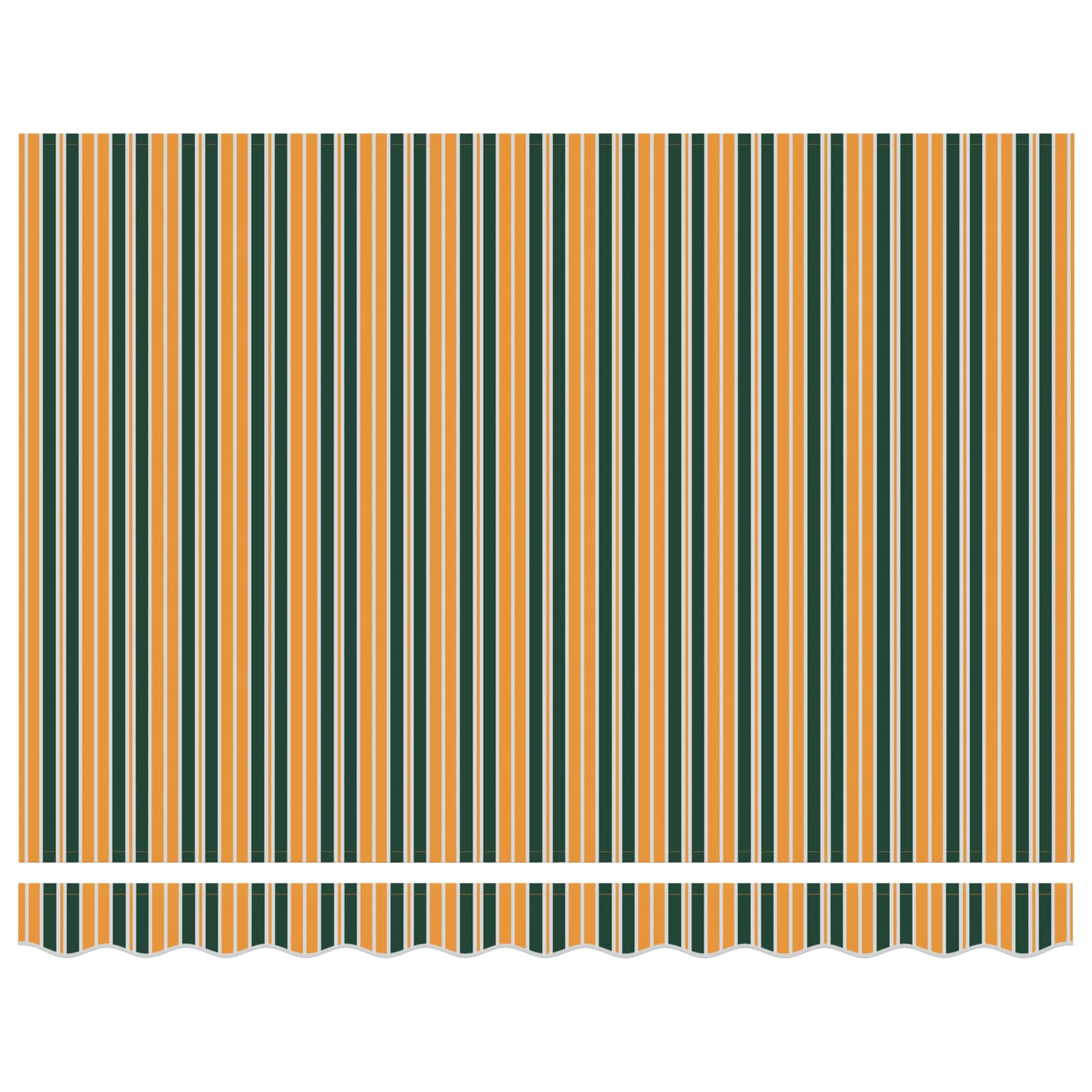 Inklapbaar Zonnescherm Groen en geel 350 x 250 cm Stof – afbeelding 6