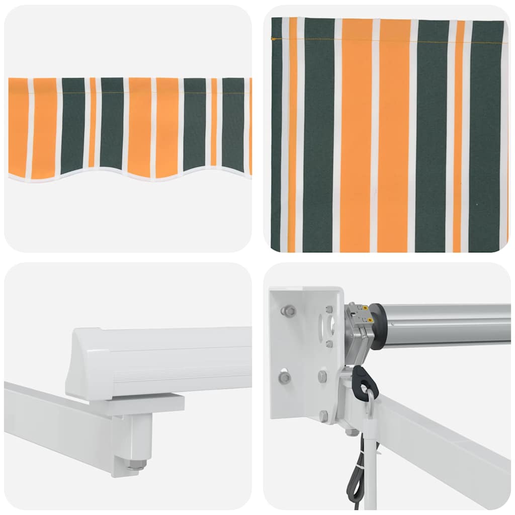 Inklapbaar Zonnescherm Multikleur 350 x 250 cm – afbeelding 8