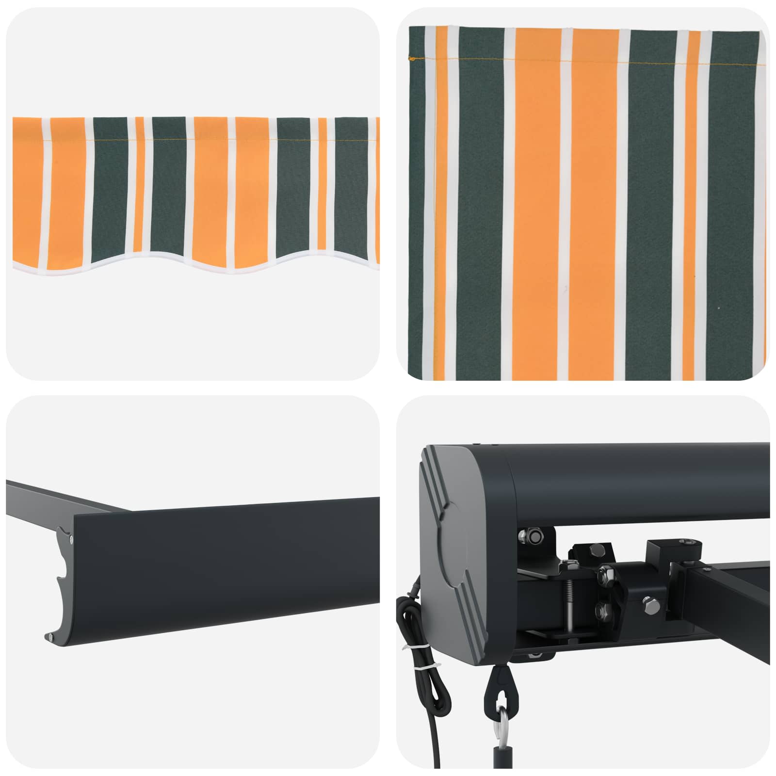 Markies Groen en Geel 350 x 250 x 165 cm Polyester en Aluminium – afbeelding 6