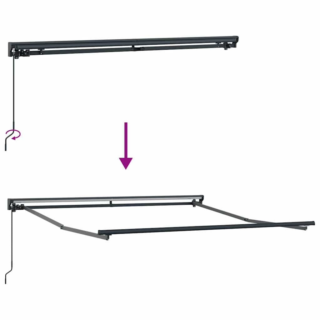Zijde Frame Groen en Geel 350 x 250 cm Polyester met PU-coating – afbeelding 9