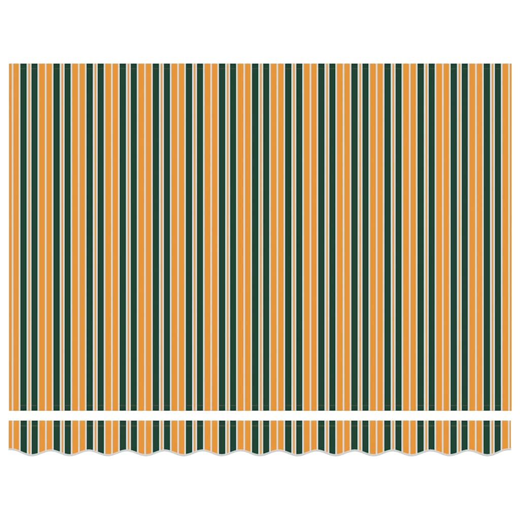 Zijde Frame Groen en Geel 350 x 250 cm Polyester met PU-coating – afbeelding 6