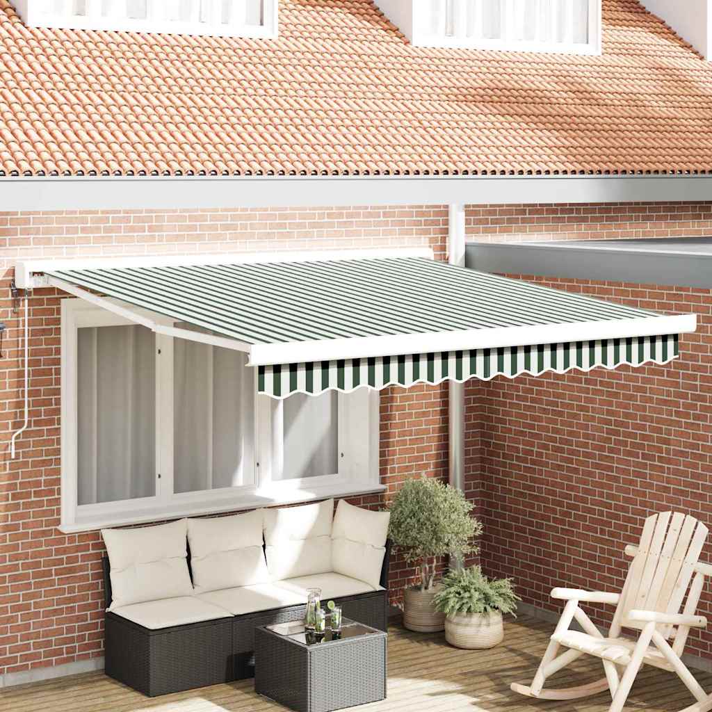Markies Groen en Wit 350 x 250 x 165 cm Polyester en Aluminium