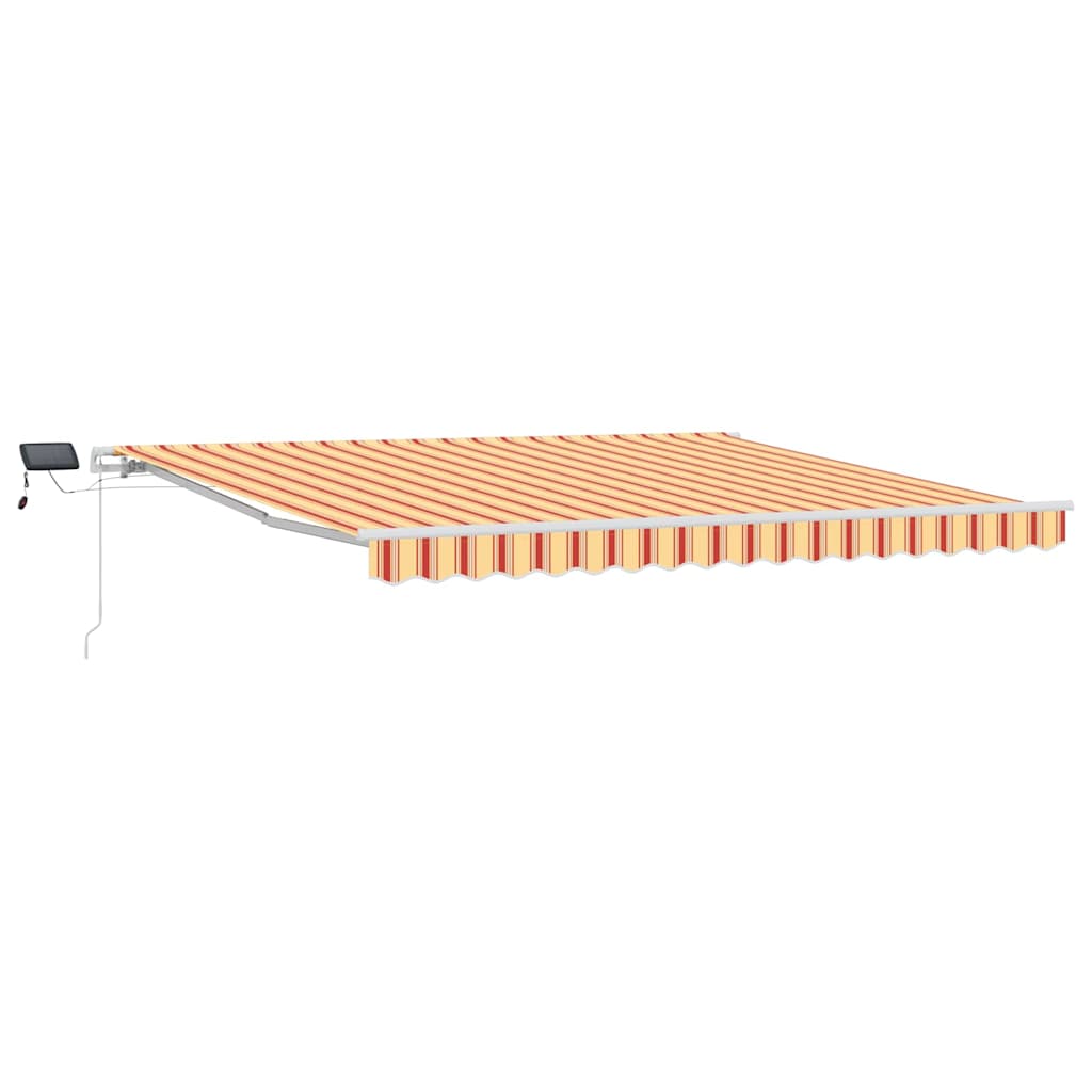 Inklapbaar Zonnescherm Geel en Oranje 400 × 300 cm – afbeelding 2