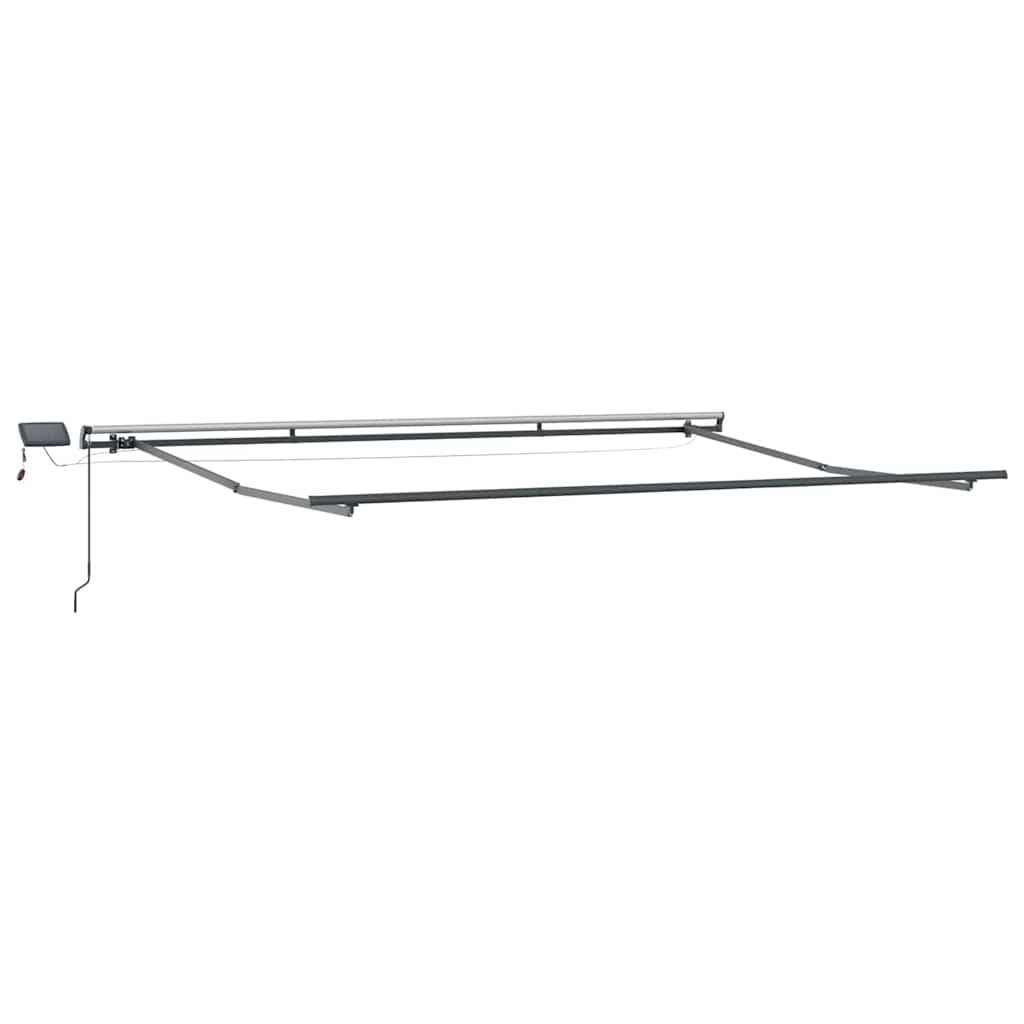 Inklapbaar Zonnescherm geel en oranje 400 ×300 cm Stof – afbeelding 6