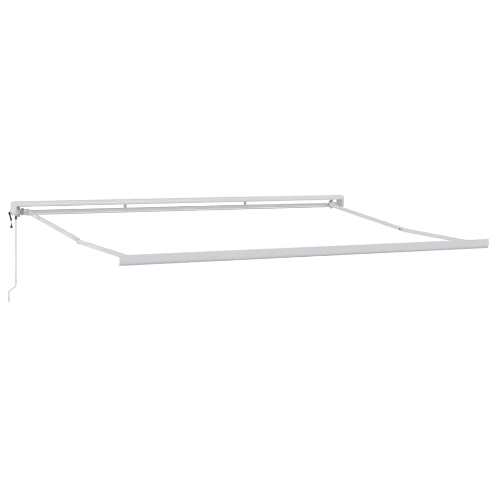 Inklapbaar Zonnescherm Geel en Rood 400 × 300 cm Stof en Metaal – afbeelding 5