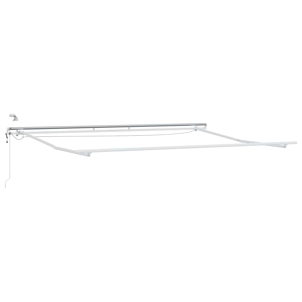 Inklapbaar Zonnescherm Rood en Wit 400 × 300 cm – afbeelding 7