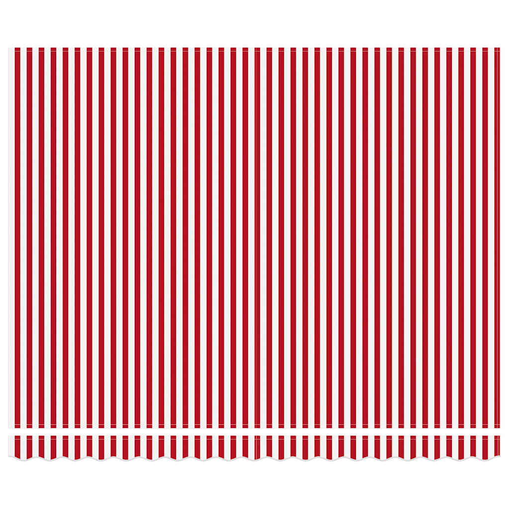 Inklapbaar Zonnescherm Rood en Wit 400 × 300 cm – afbeelding 8