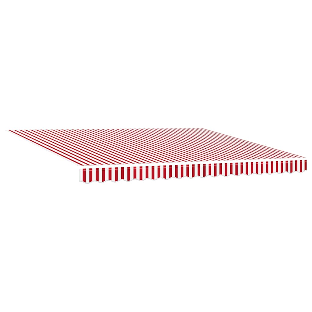 Inklapbaar Zonnescherm Rood en Wit 400 × 300 cm – afbeelding 4