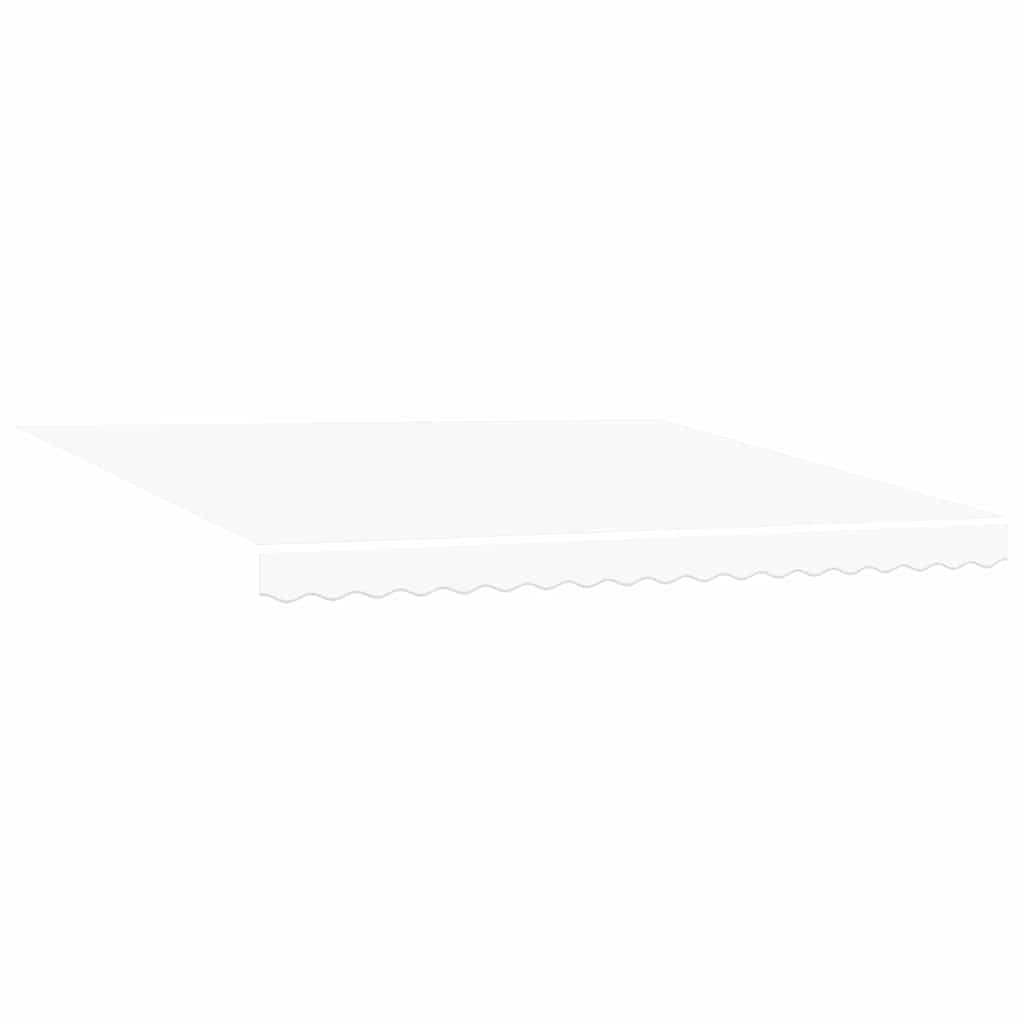 Inklapbaar Zonnescherm Wit 400 × 300 cm Polyester en Aluminium – afbeelding 4