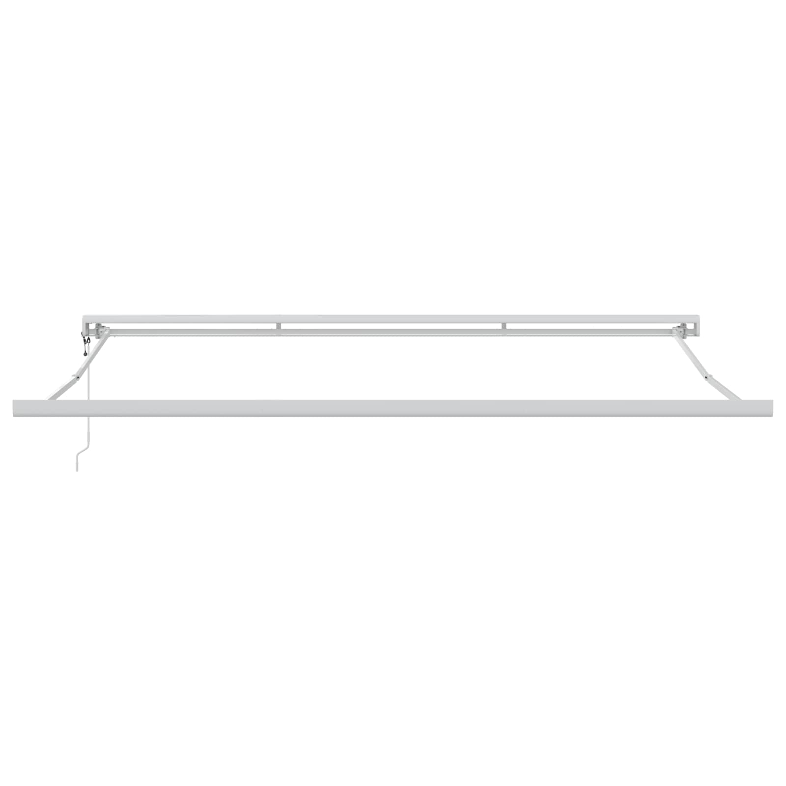 Inklapbaar Zonnescherm Lichtgrijs 400 × 300 cm Stof en Metaal – afbeelding 3