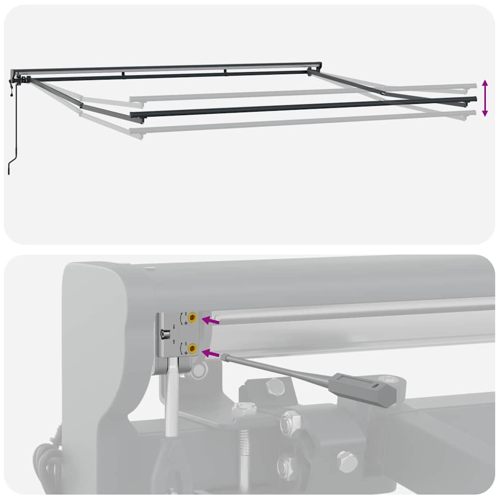 Zijde Frame Lichtgrijs 400 × 300 cm Polyester met PU-coating – afbeelding 10