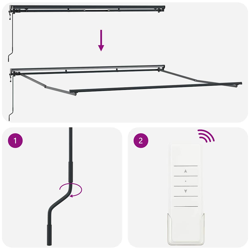 Zijde Frame Lichtgrijs 400 × 300 cm Polyester met PU-coating – afbeelding 9