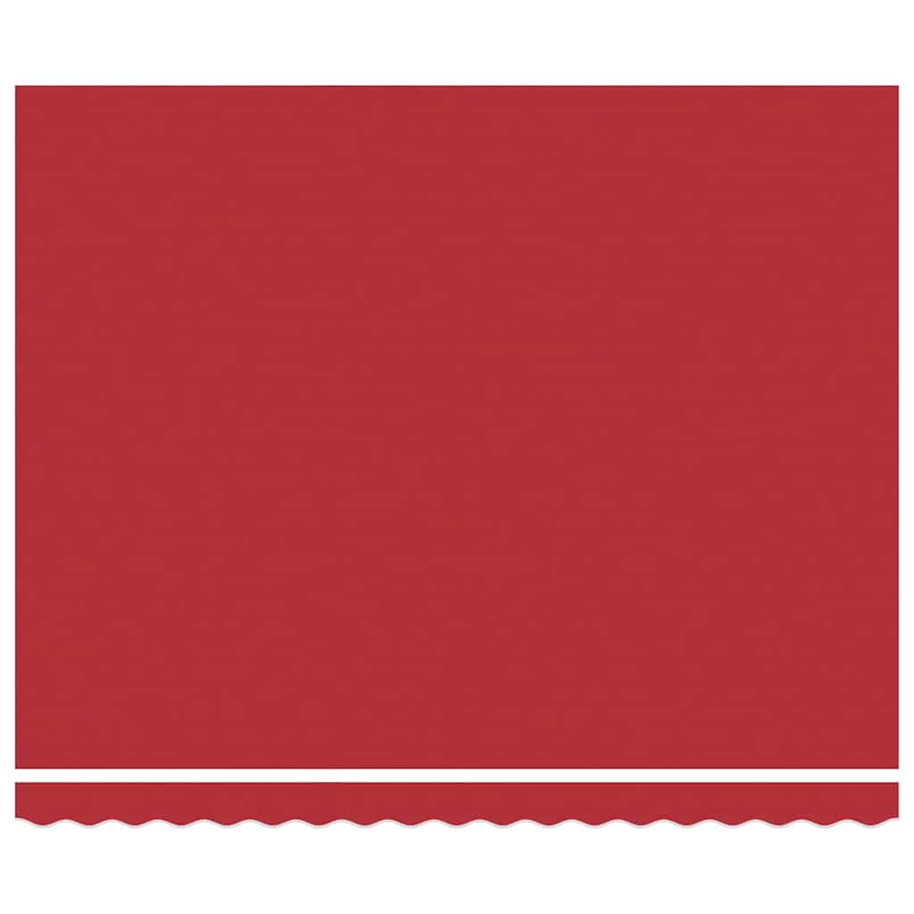 Inklapbaar Zonnescherm Rood 400 × 300 cm Polyester en Metaal – afbeelding 8