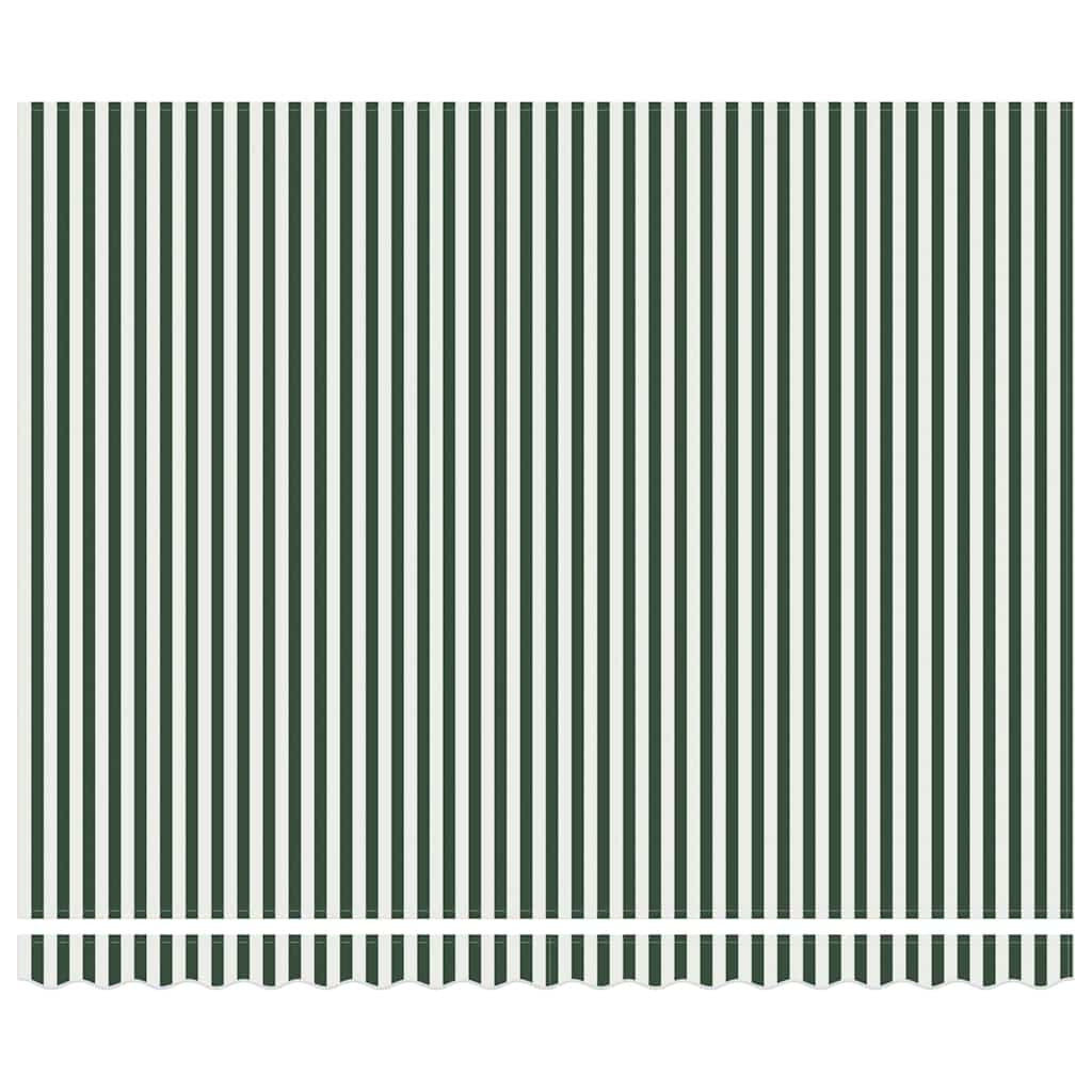 Inklapbaar Zonnescherm Groen en Wit 400 × 300 cm – afbeelding 6