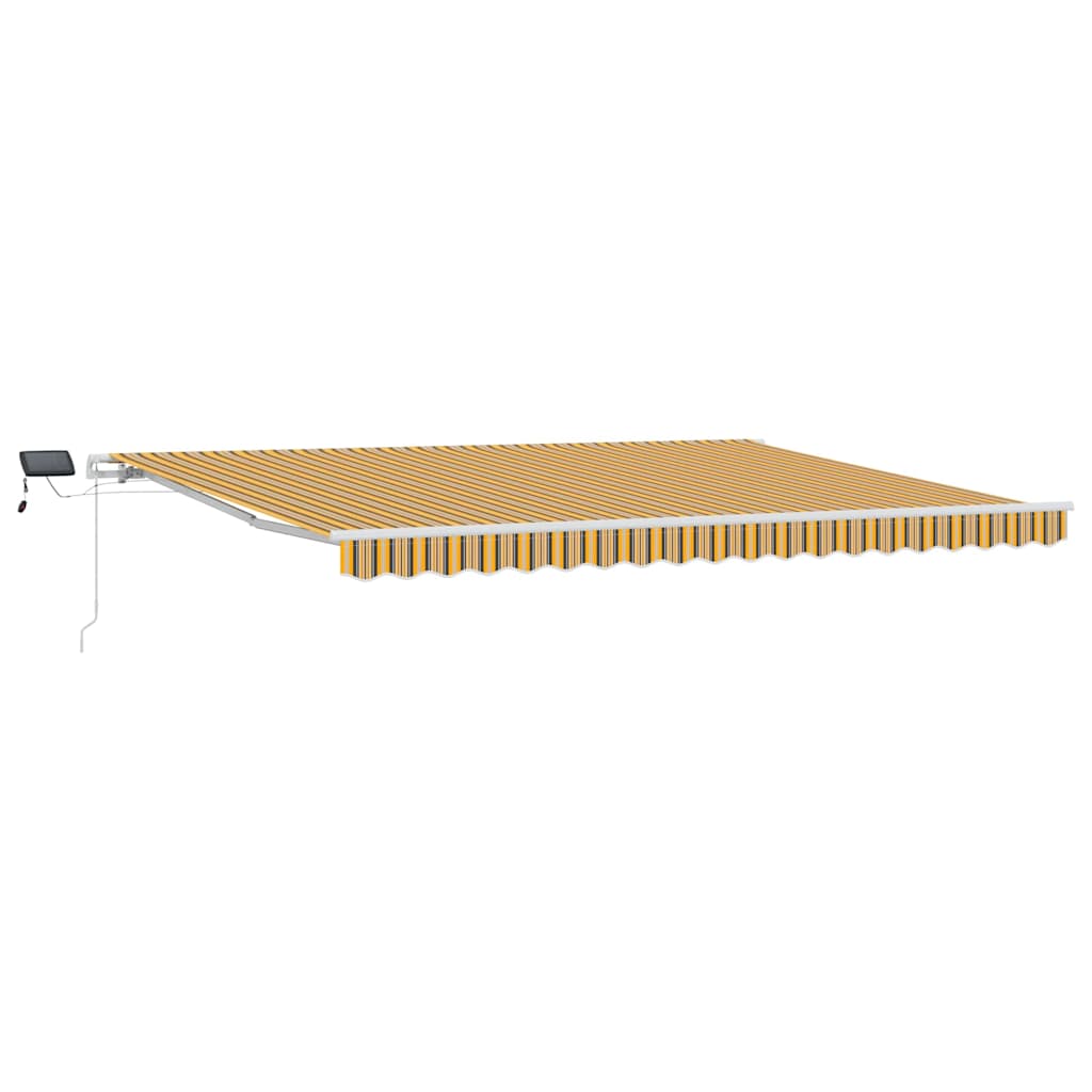 Inklapbaar Zonnescherm Multikleur 450 × 300 cm Stof en Staal – afbeelding 2