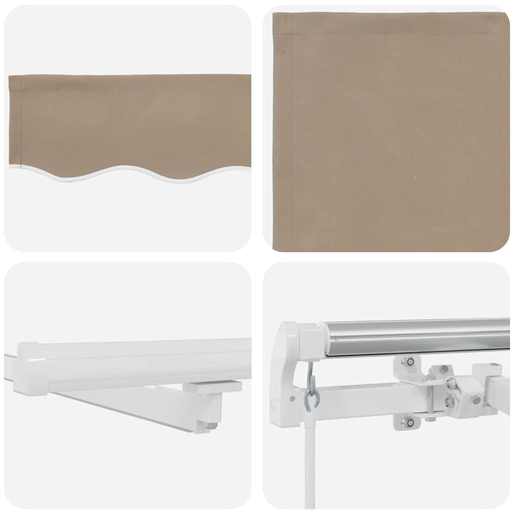 Inklapbaar Zonnescherm met 450 ×350 cm Stof – afbeelding 10