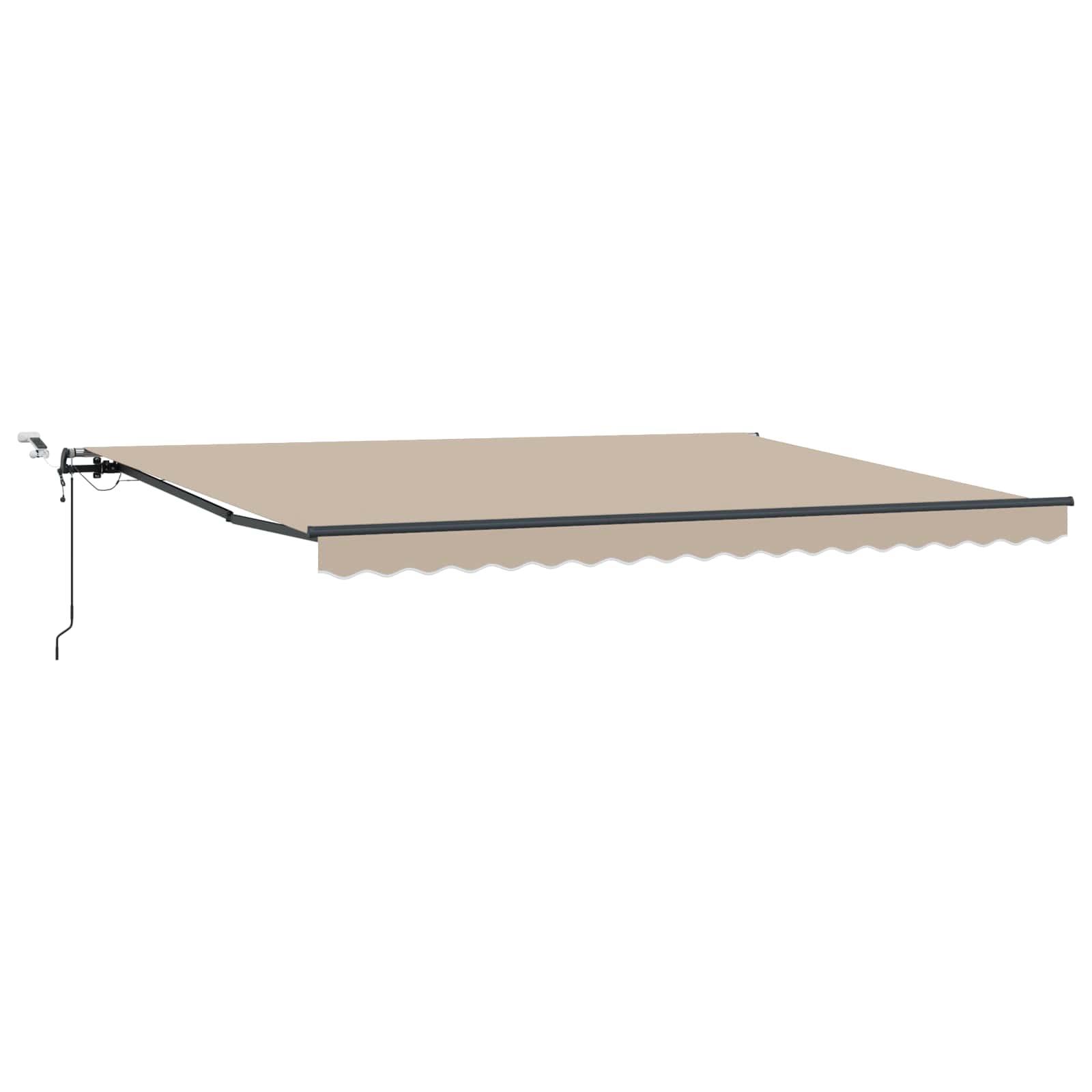 Luifeldoek met Beige 450 × 350 cm Polyester – afbeelding 2