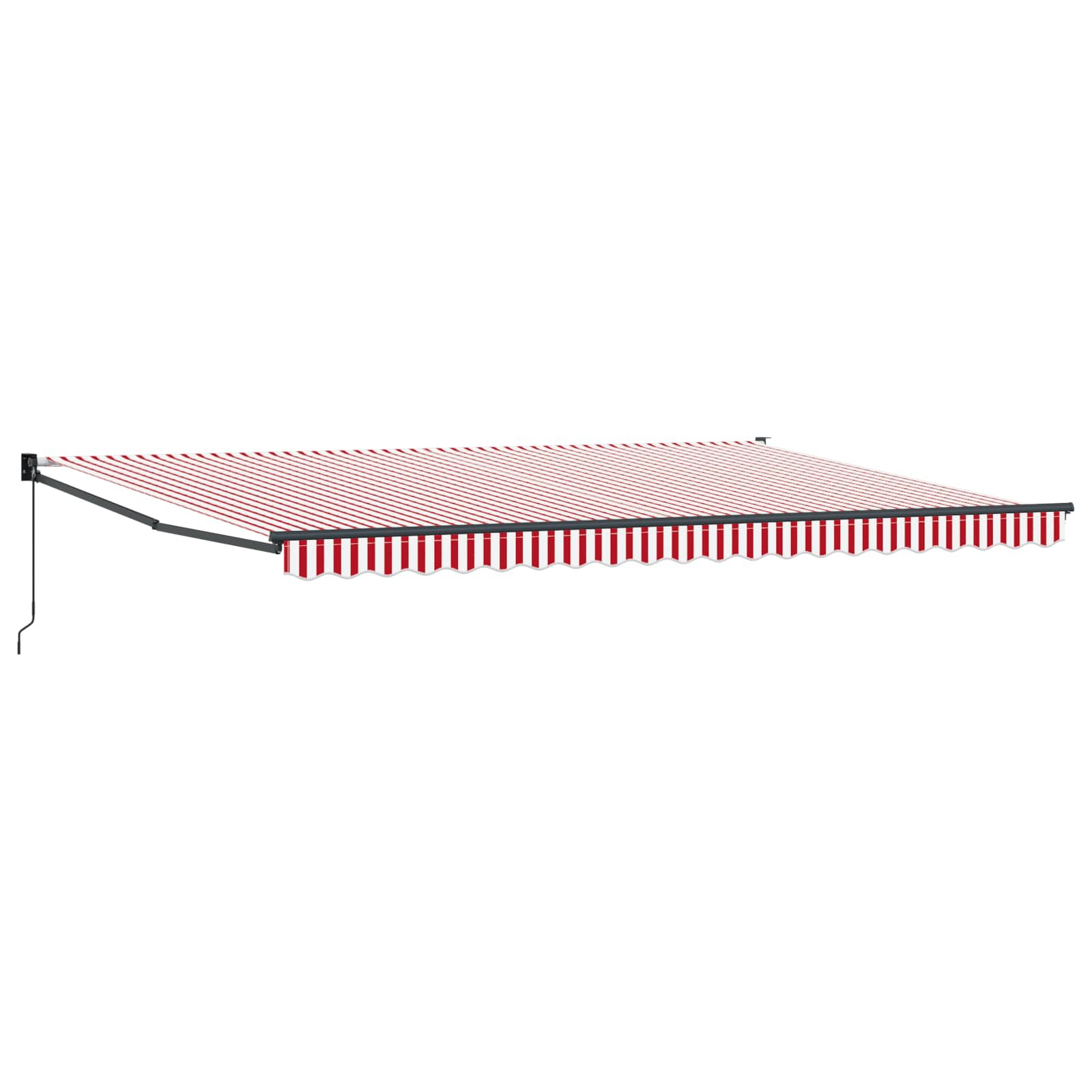 Markies Rood en Wit 500 × 300 cm Polyester en Metaal – afbeelding 2