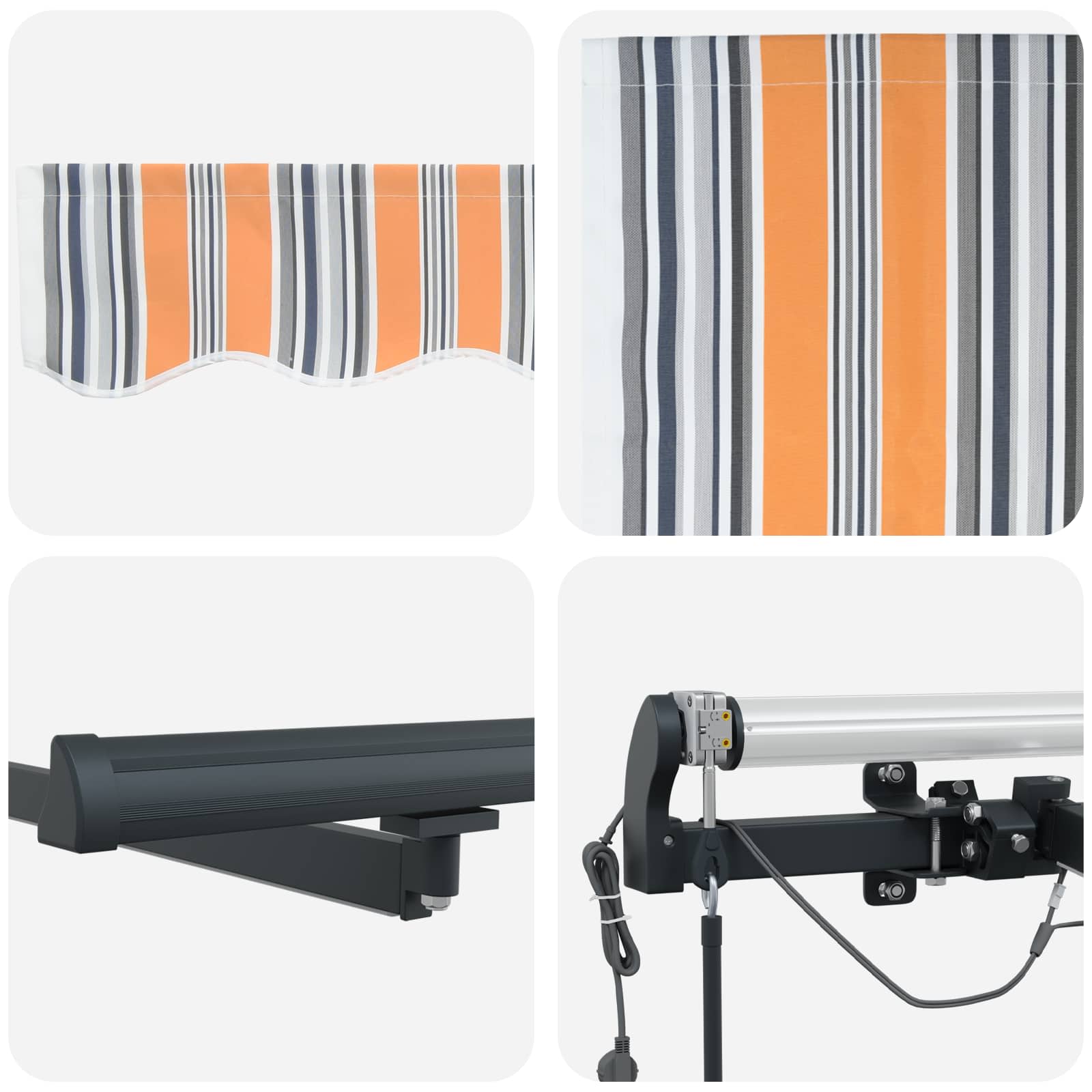 Luifeldoek Meerkleurig 500 x 300 x 165 cm Polyester – afbeelding 10