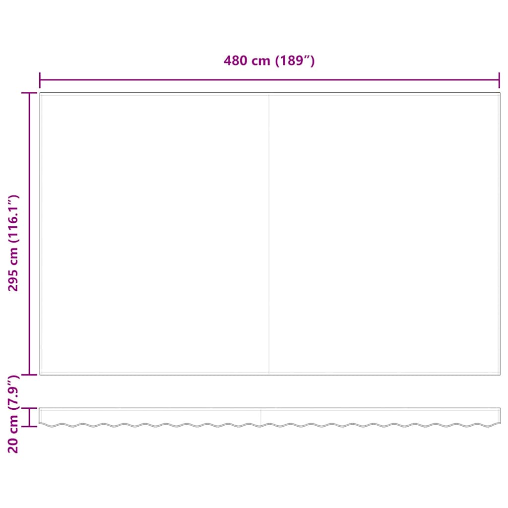 Markies Meerkleurig 500 x 300 x 165 cm Polyester en Metaal – afbeelding 11