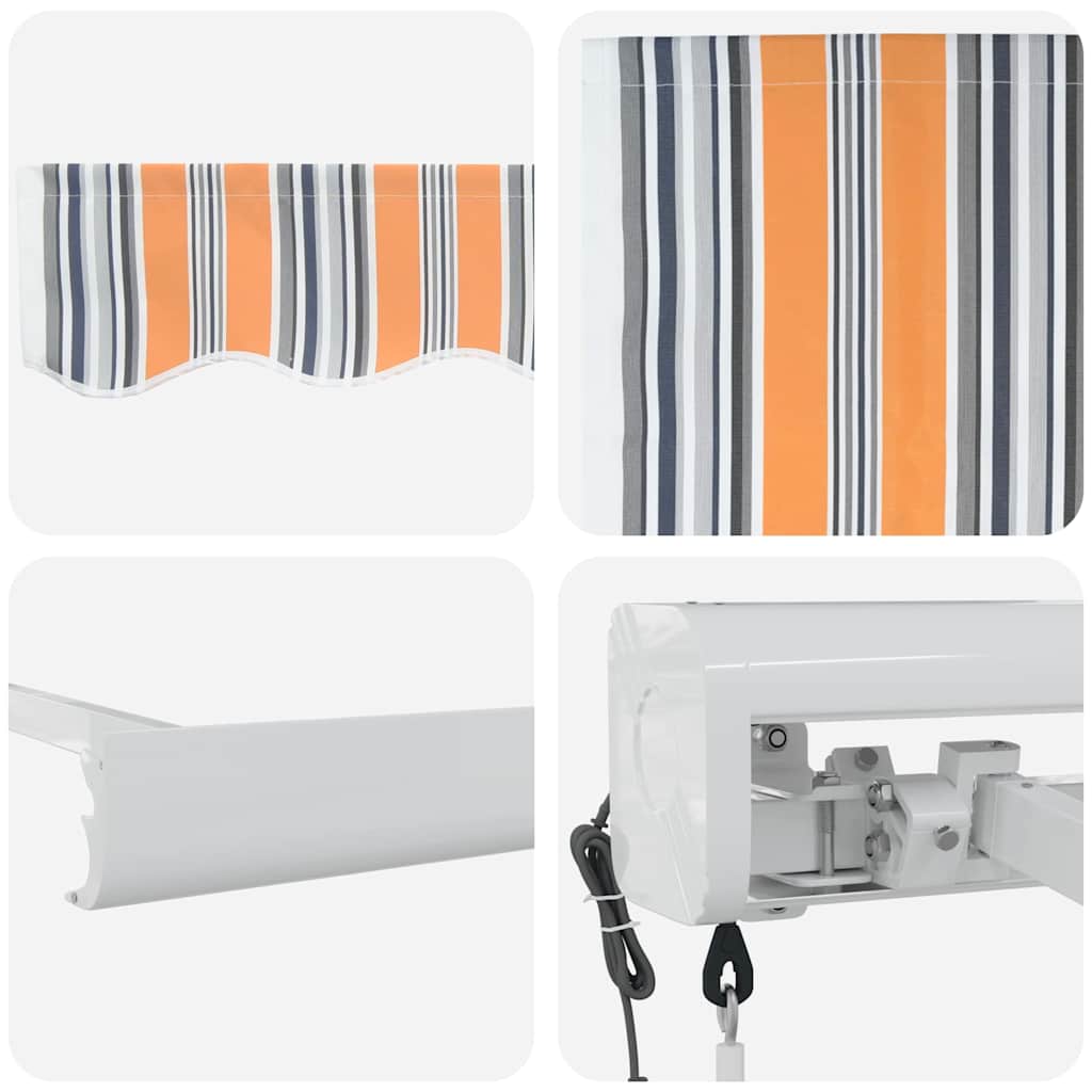 Uitschuifbare luifel Meerkleurig 500 x 300 x 165 cm – afbeelding 8
