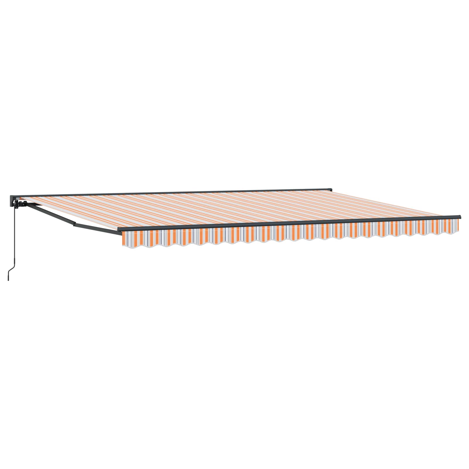 Zijde Frame Blauw en Oranje 500 × 300 cm – afbeelding 2