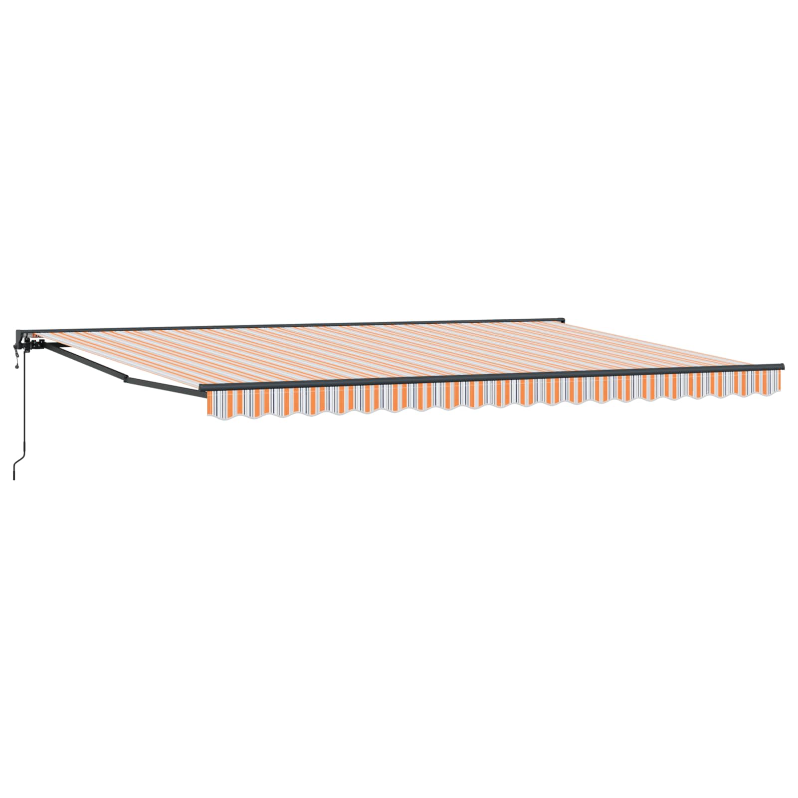 Zijde Frame Blauw en Oranje 500 × 300 cm – afbeelding 2
