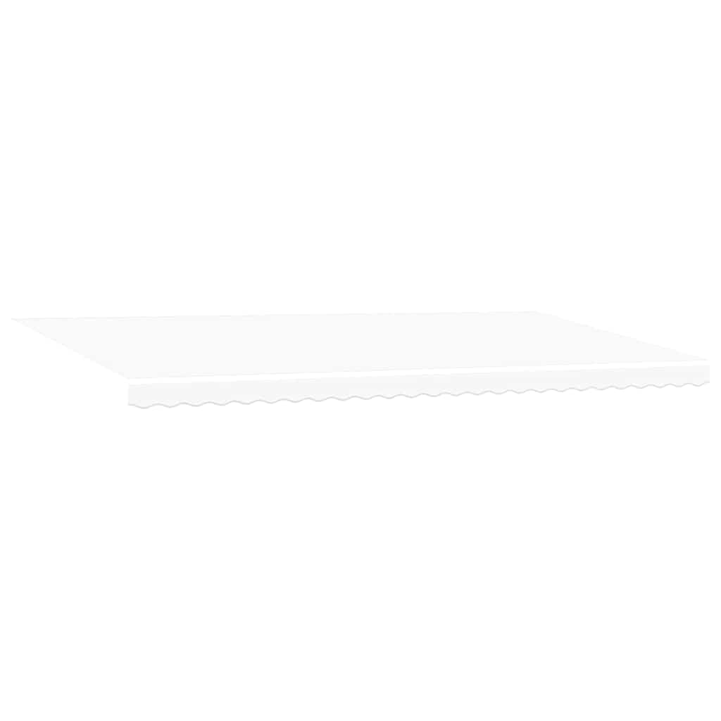Inklapbaar Zonnescherm Wit 600 × 300 cm Polyester en Aluminium – afbeelding 5