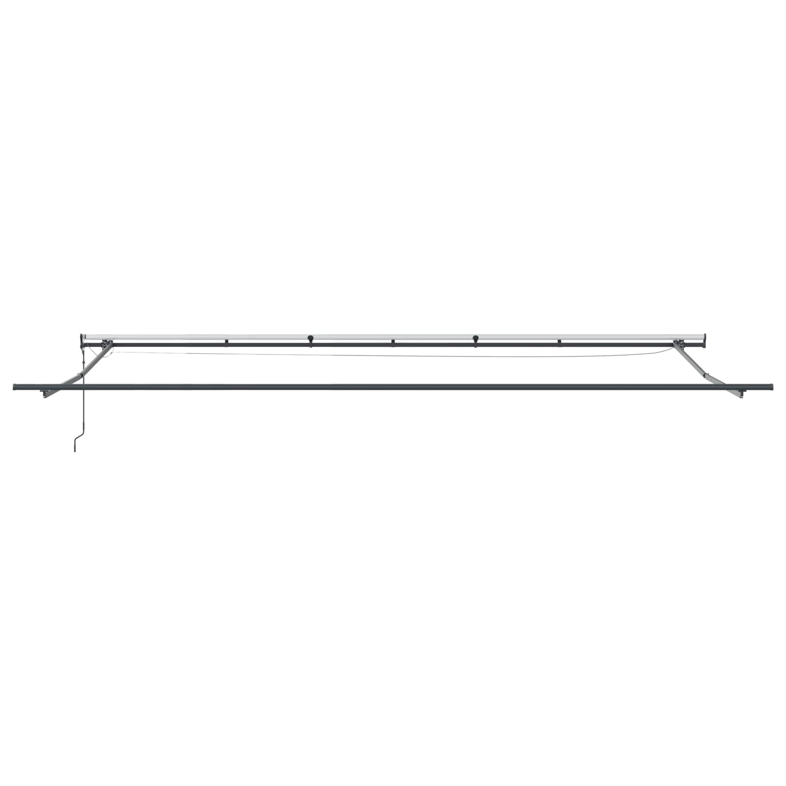 Luifeldoek Wit 600 × 300 cm Polyester – afbeelding 9
