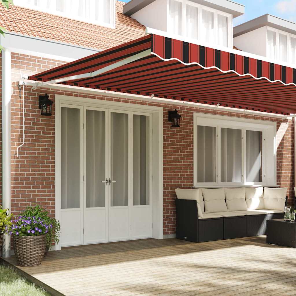 Elektrisch Uittrekbaar Zonnescherm Oranje en bruin 600 × 350 cm – afbeelding 3