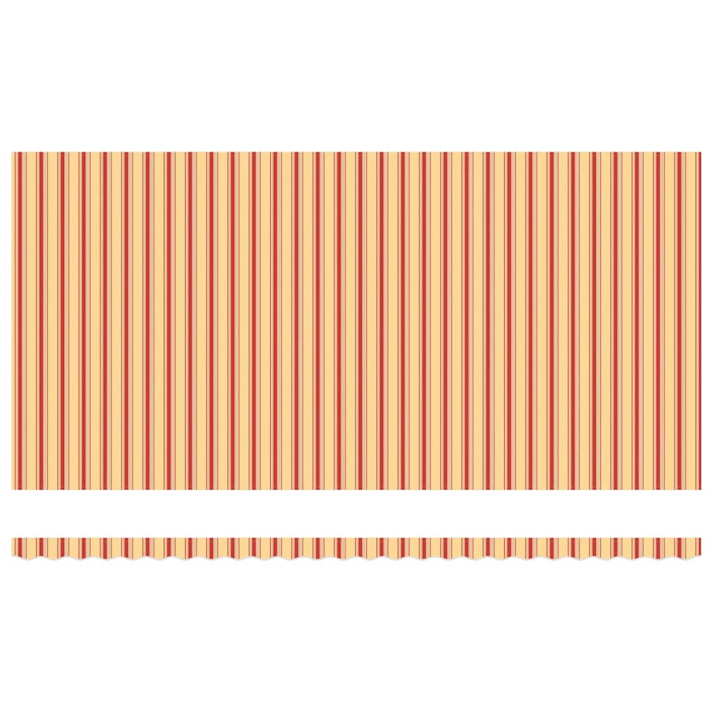 Inklapbaar Zonnescherm Geel en Oranje 600 × 350 cm – afbeelding 7