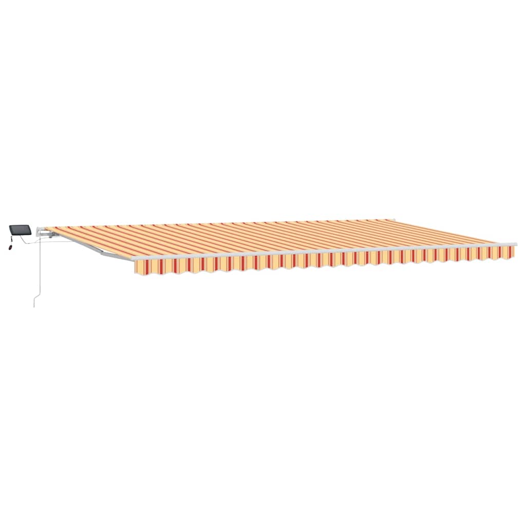 Inklapbaar Zonnescherm Geel en Oranje 600 × 350 cm – afbeelding 2