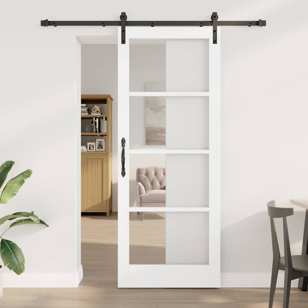 Schuifdeur ORKDAL Wit en zwart 83 x 211 cm