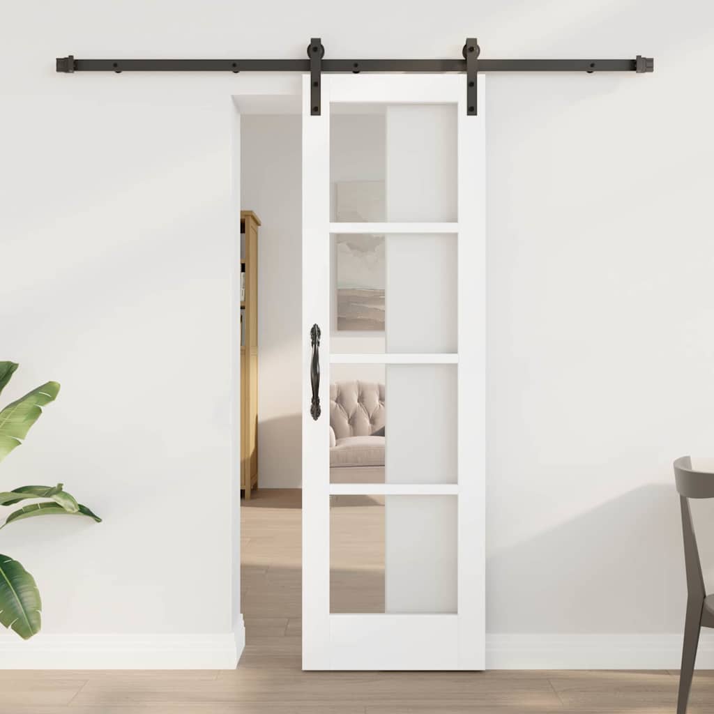 Schuifdeur ORKDAL Wit en zwart 61 x 198,5 cm