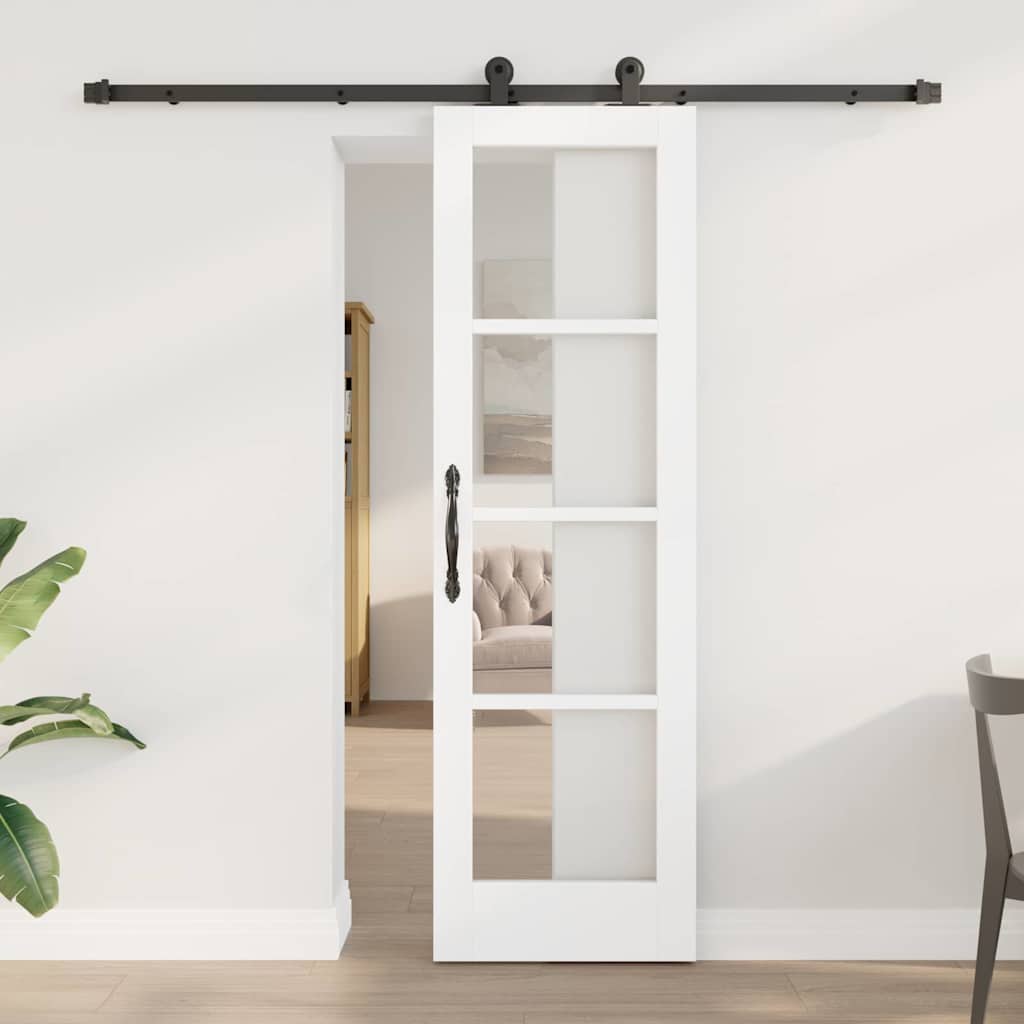 Schuifdeur ORKDAL Wit en zwart 61 x 198,5 cm